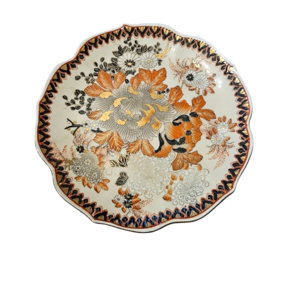 Vintage Chinese Hand Decorated Porcelain Plate - Picture 2 of 6